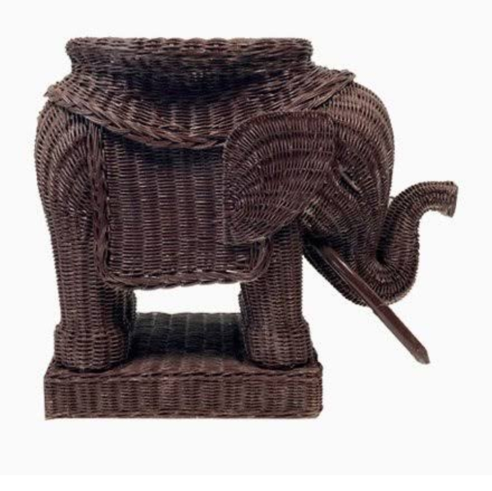 Wicker elephant